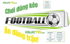 Chơi đúng kèo – Ăn đúng trận từ XoilacTV2 với minh họa bóng đá và bảng so sánh các loại kèo châu Á, châu Âu, Tài/Xỉu