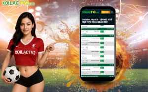 Giao diện bảng tỷ số bóng đá trực tiếp trên desktop tại XoilacTV