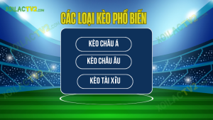 Bảng phân loại các loại kèo cá cược bóng đá phổ biến: kèo châu Á, kèo tài xỉu, kèo châu Âu