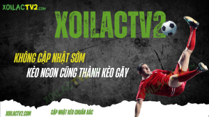 Giao diện cập nhật soi kèo bóng đá hôm nay trên hệ thống XoilacTV2, bao gồm tỷ lệ kèo, đội hình và thời gian thi đấu.