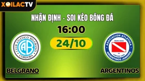 Nhận Định Belgrano vs Argentinos Juniors 24/10 – Soi Kèo Copa Argentina XoilacTV